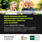 Conferencia sobre la enfermedad de Alzheimer en UNED Fraga